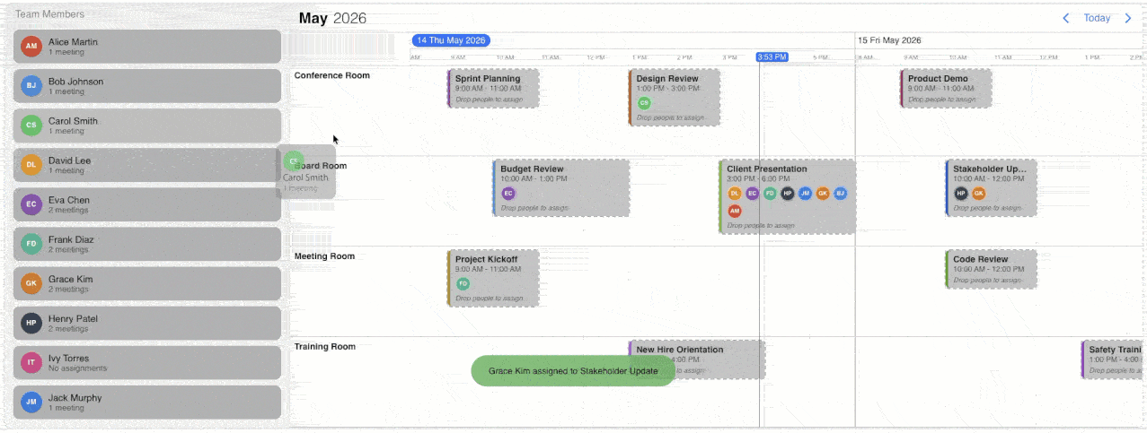timeline-drop-external-resource-on-event-to-assign